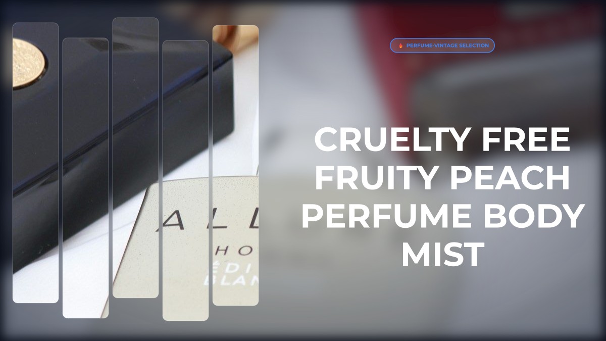 cruelty free fruity peach perfume body mist