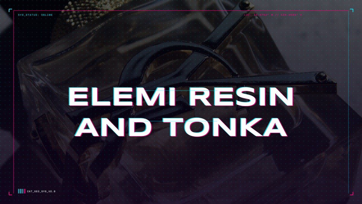 elemi resin and tonka