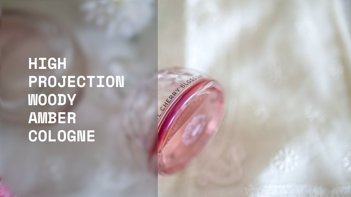 high projection woody amber cologne