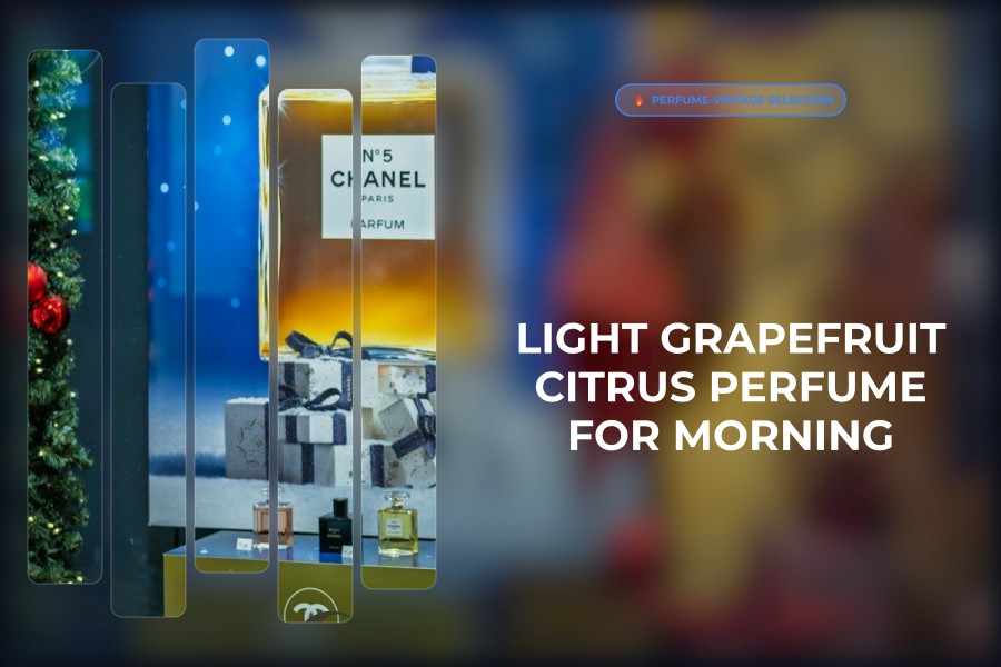 light grapefruit citrus perfume for morning