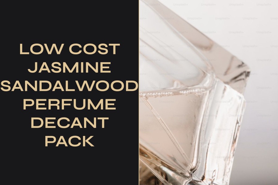 low cost jasmine sandalwood perfume decant pack