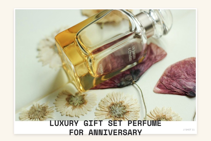 luxury gift set perfume for anniversary