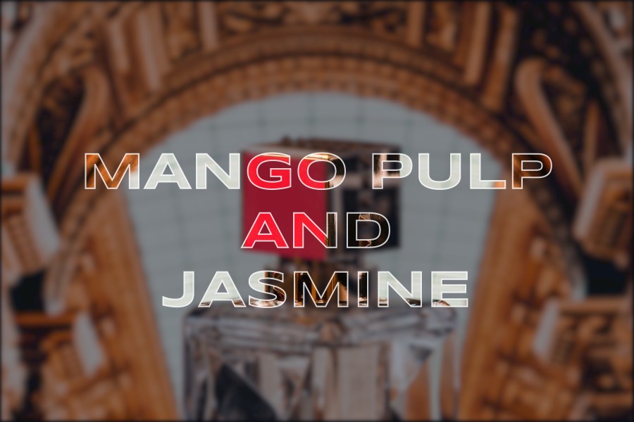 mango pulp and jasmine