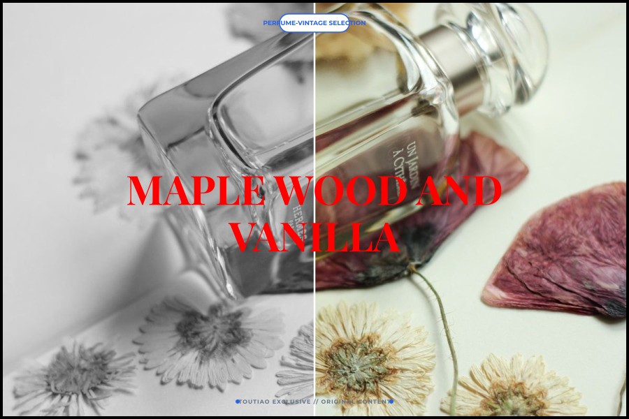 maple wood and vanilla