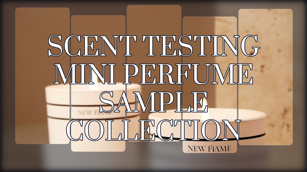 scent testing mini perfume sample collection