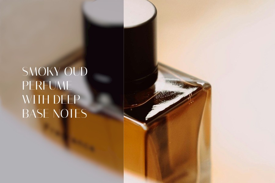 smoky oud perfume with deep base notes