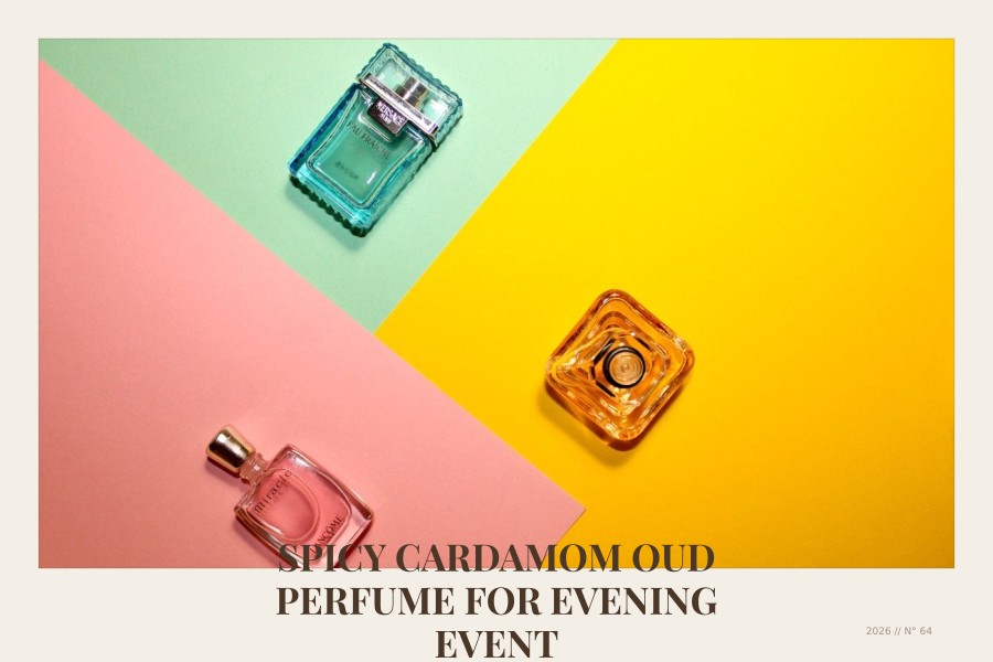 spicy cardamom oud perfume for evening event